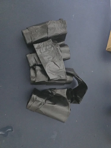 🗑️Limited time offer 🗑️300 garbage bags, black disposable garbage bags photo review