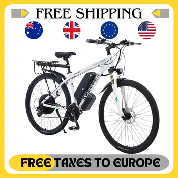 성인용 전기 자전거 레트로 오토바이, 고성능, 29 인치 타이어, 산악 오프로드, 21 단 전기 자전거, 48V, 13AH1000W