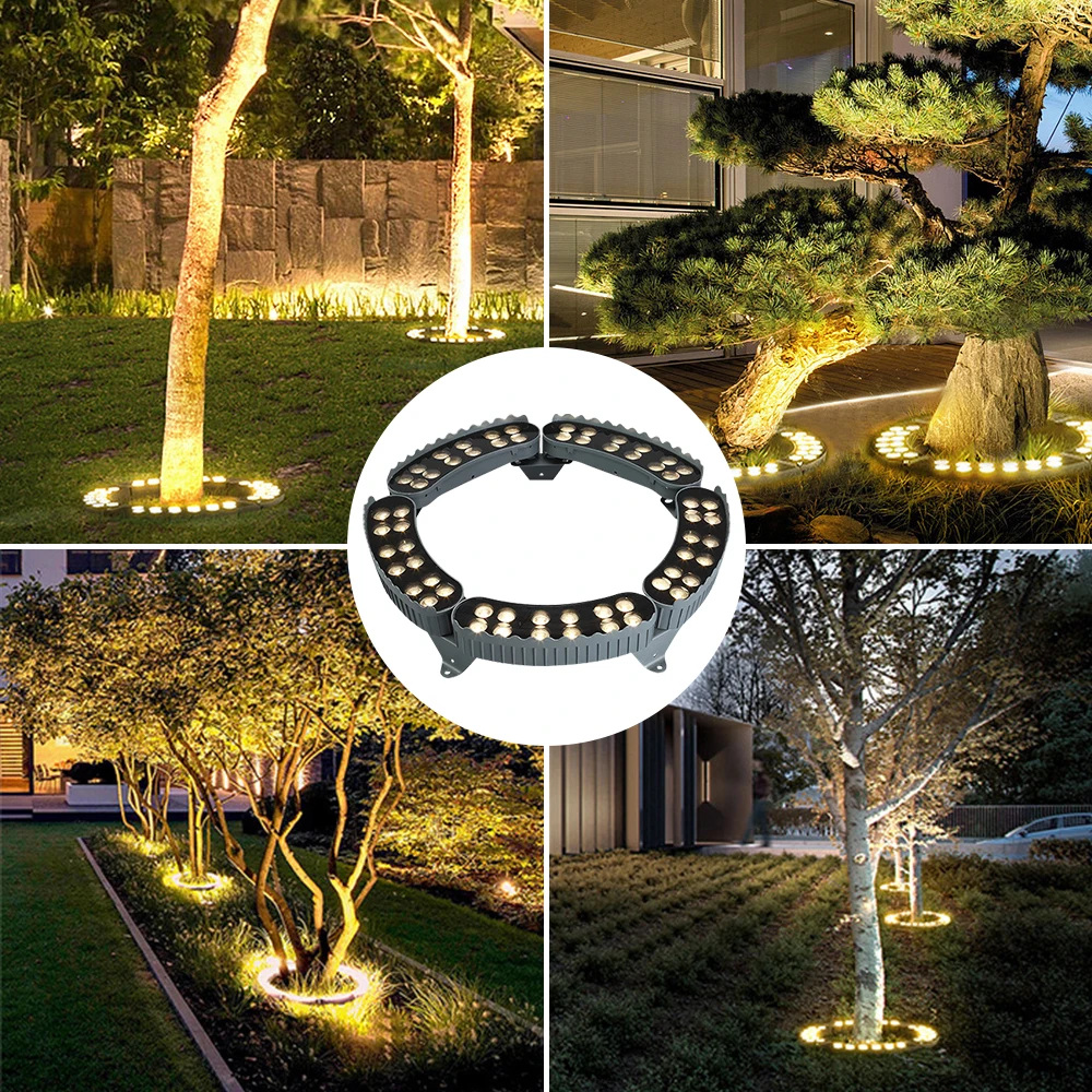 Garden Lighting Outdoor LED Floodlight Tree Hugging Lamp LED Outdoor Night Landscape Engineering Decorative RGB