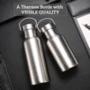 Stainless Steel Thermos Water Bottle Leak-proof Double Wall Large Capacity Wide Mouth Sports Water Bottles For Cycling 4