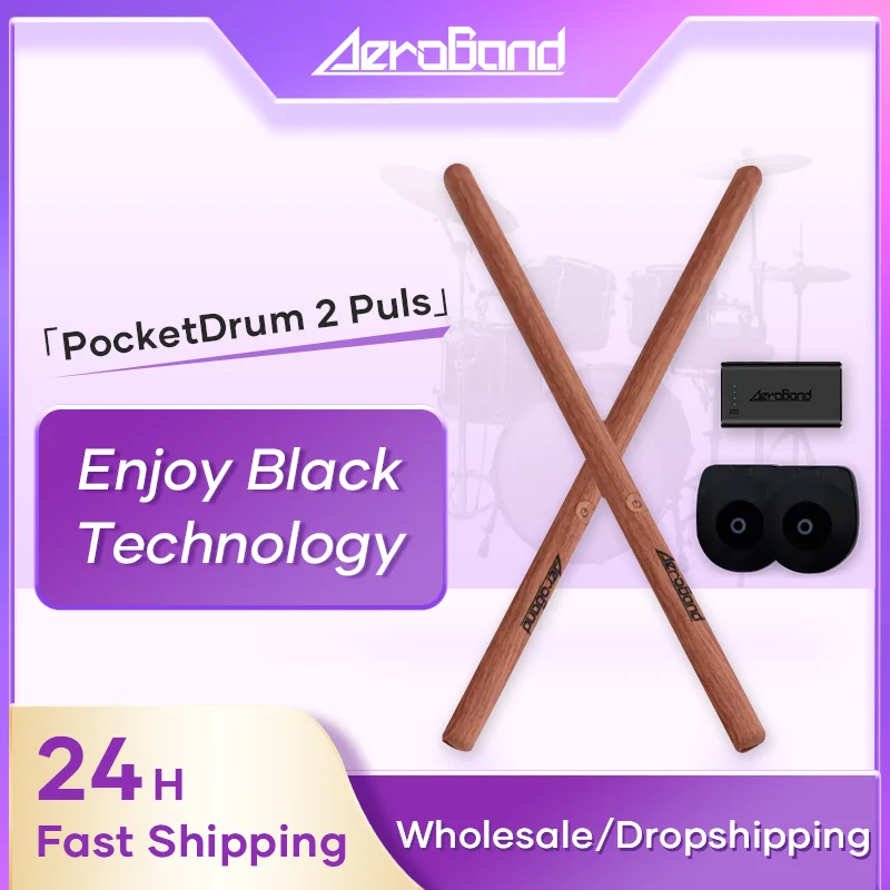 AeroBand PocketDrum 2 Plus Air Drum Sticks Electronic Drumstick With Light  Portable Tutorial Game For Kid Somatosensory Drum Set - AliExpress