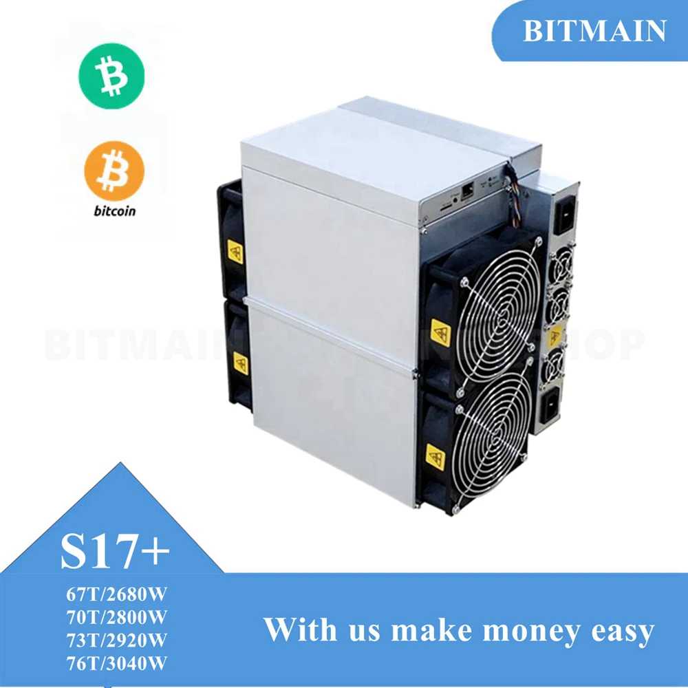 

Против холода, Майнинг, тепловой Antminer S17 + 73T с мощным алгоритмом, BTC Antminer S17 Plus, майнинговая машина
