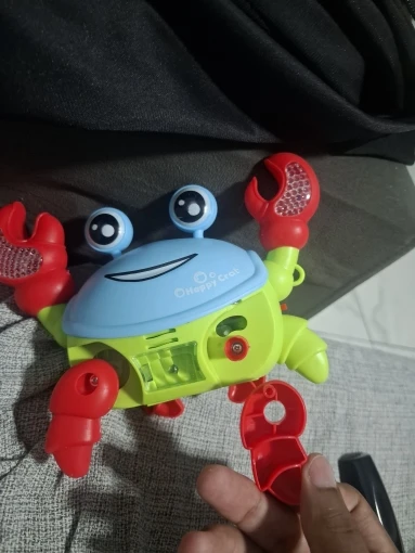 Brinquedo Caranguejo Fujão Musical Som Luz E Movimento photo review