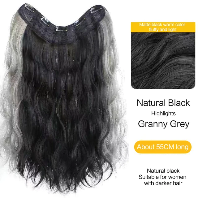 Synthetic Long Wig Hanging Rar Dyed Wig Piece V Type One Piece Highlighting Natural Increased Hair Volume Fluffy Hair Extension Aliexpress Synthetic Long Wig Hanging Rar Dyed Wig Piece V Type One Piece Highlighting Natural Increased Hair Volume Fluffy Hair Extension Aliexpress