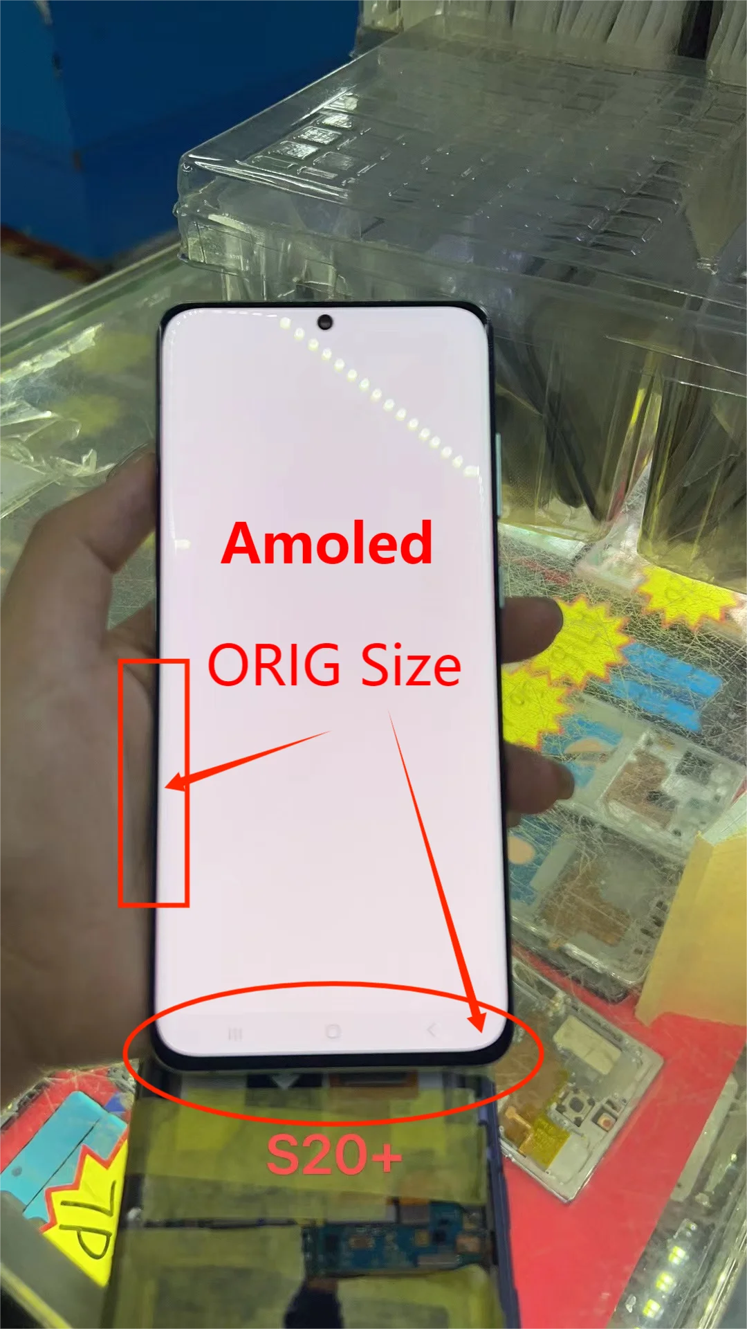 For Galaxy S20 Screen Replacement 6.7 Inch 3D Touch Screen Digitizer Full HD AMOLED Display with Repair Tools for SM G986B EU, International Version with Frame (BLACK For Galaxy S20 Screen Replacement 6.7 Inch 3D Touch Screen Digitizer Full HD AMOLED Display with Repair Tools for SM G986B EU, International Version with Frame (BLACK