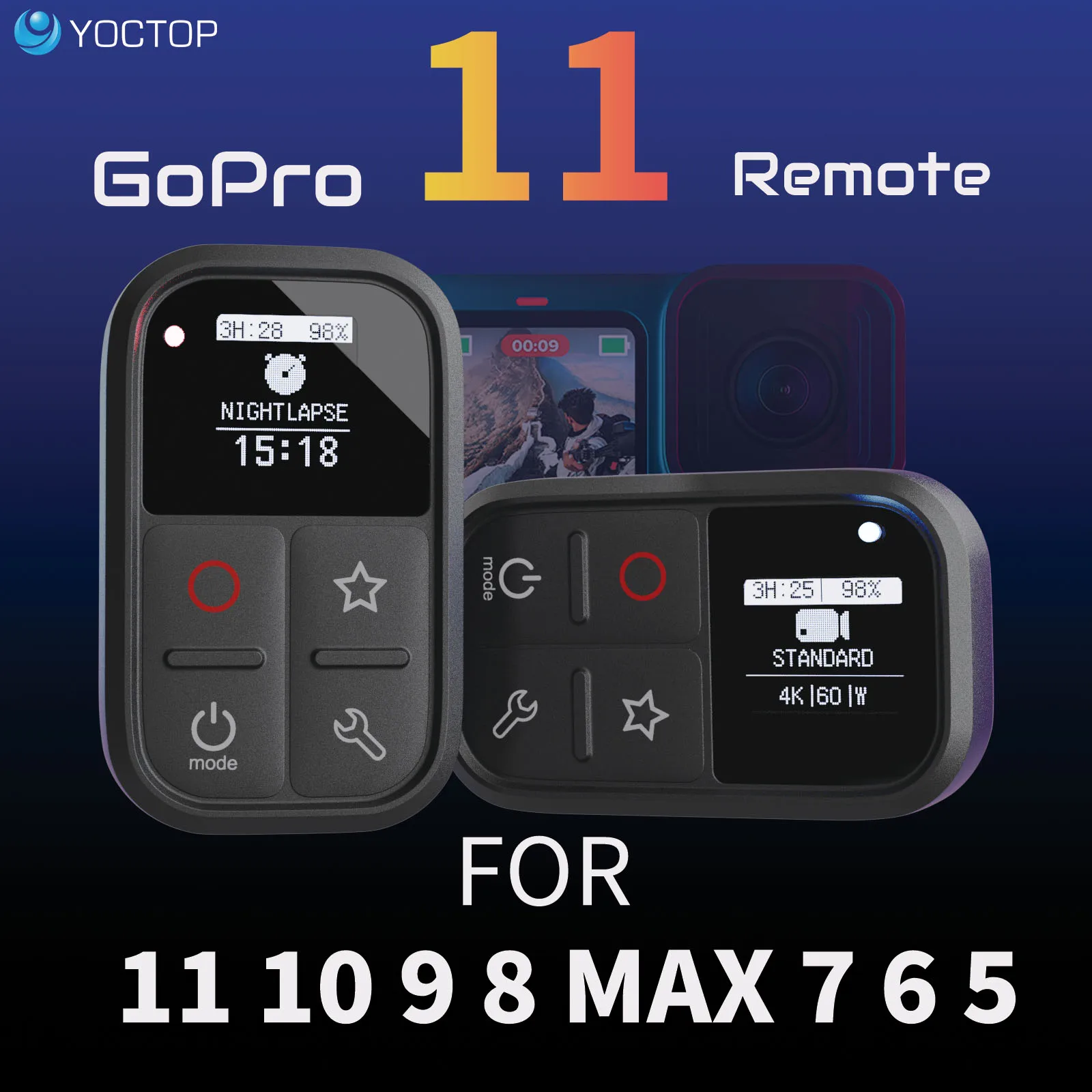 Gopro  10 9 8 max 7 6 5用リモコン付き,防水 Gopro 10 9 8 max 7 6 5用リモコン付き,防水 Amazon.co.jp: Gopro