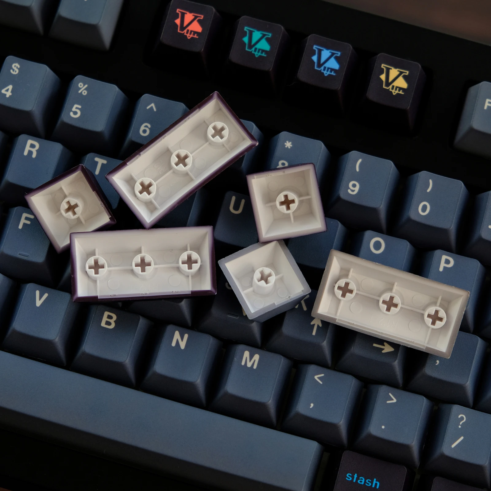 Keycaps Personalizados para Teclado Mecânico Gmk Oblivion Keycaps Perfil Cereja Pbt Dye-sub 129 Chaves - Imagem 5