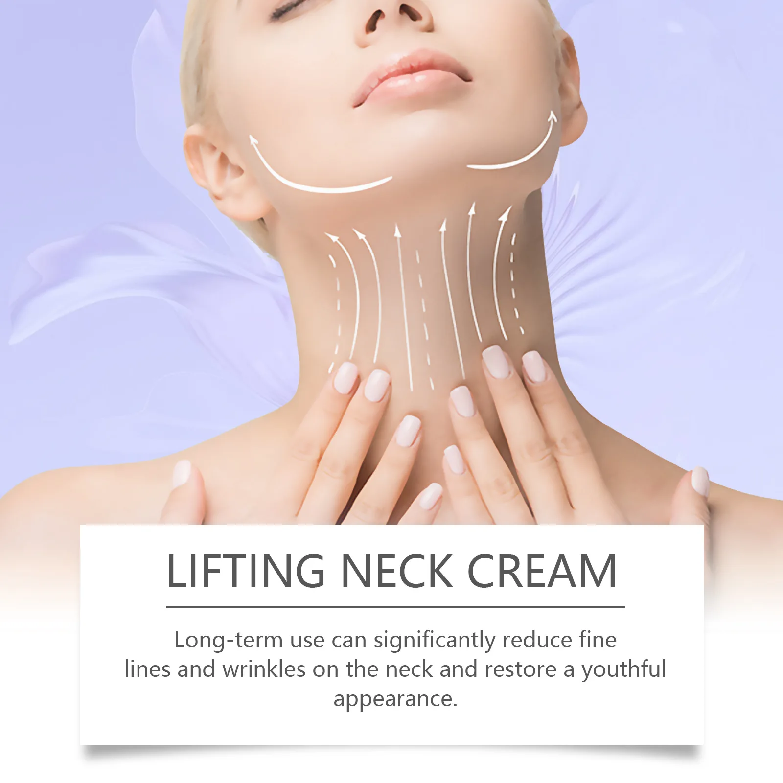 Neck Cream Neck Lines Protein Cream Eliminate Double Chin Moisturizing Reducing Fine Lines Lifting Brightening Rejuvenation Face Skin Care