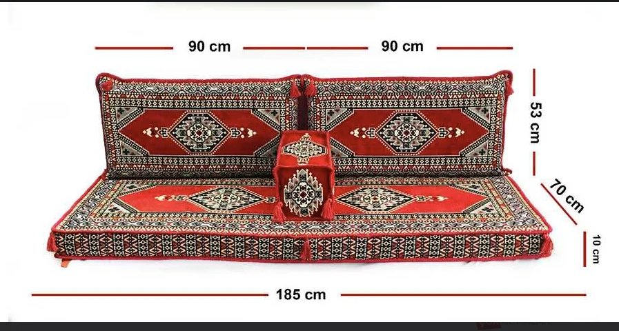 Squalo Anadolu Urfa Şark Köşesi İkili Sedir Takımı Squalo Anadolu Kilim Desen Şark Köşesi İkili Sedir Takım ( Boş ) Türk Üsülü