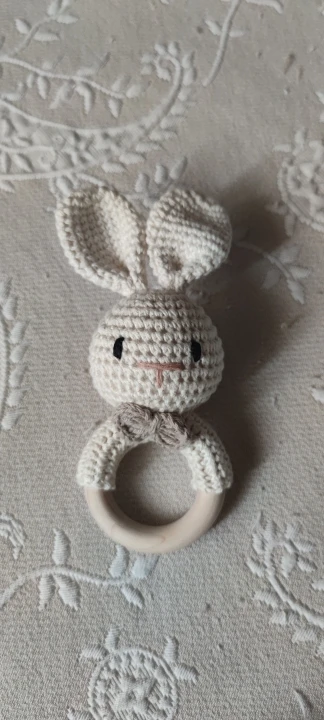 Bunny Crochet Rattle