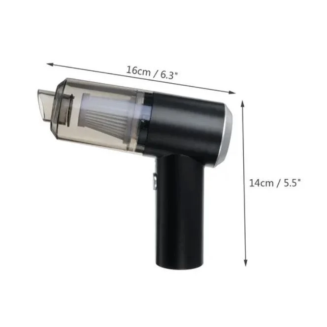 Mini Aspirador de Pó Portátil Recarregável Profissional Sem Fio de Limpeza Automotivo Carro 3 em 1 Sopro Faz Vácuo Potente e.. 6