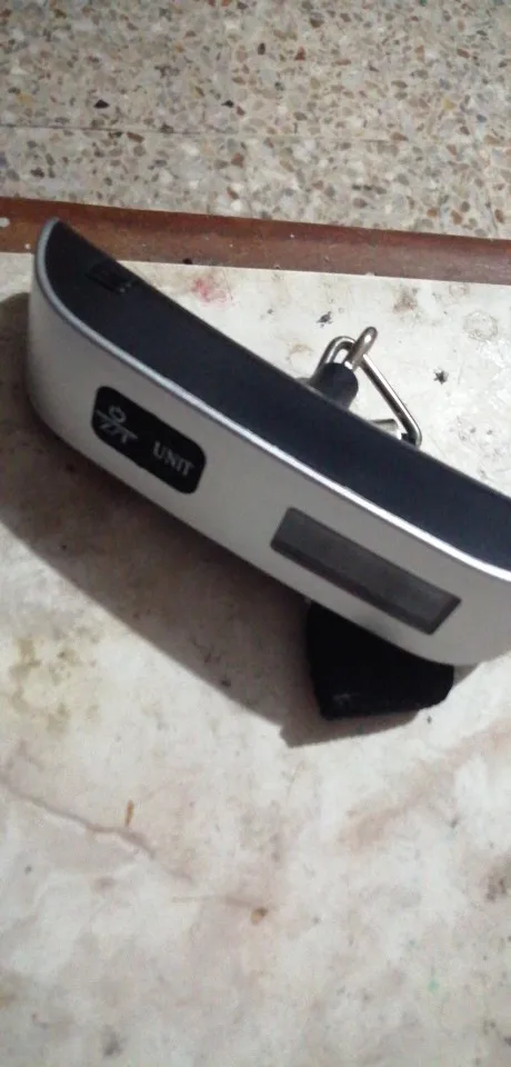 50kg/110lb Scale Portable Digital Luggage Weight Scale LCD Display photo review