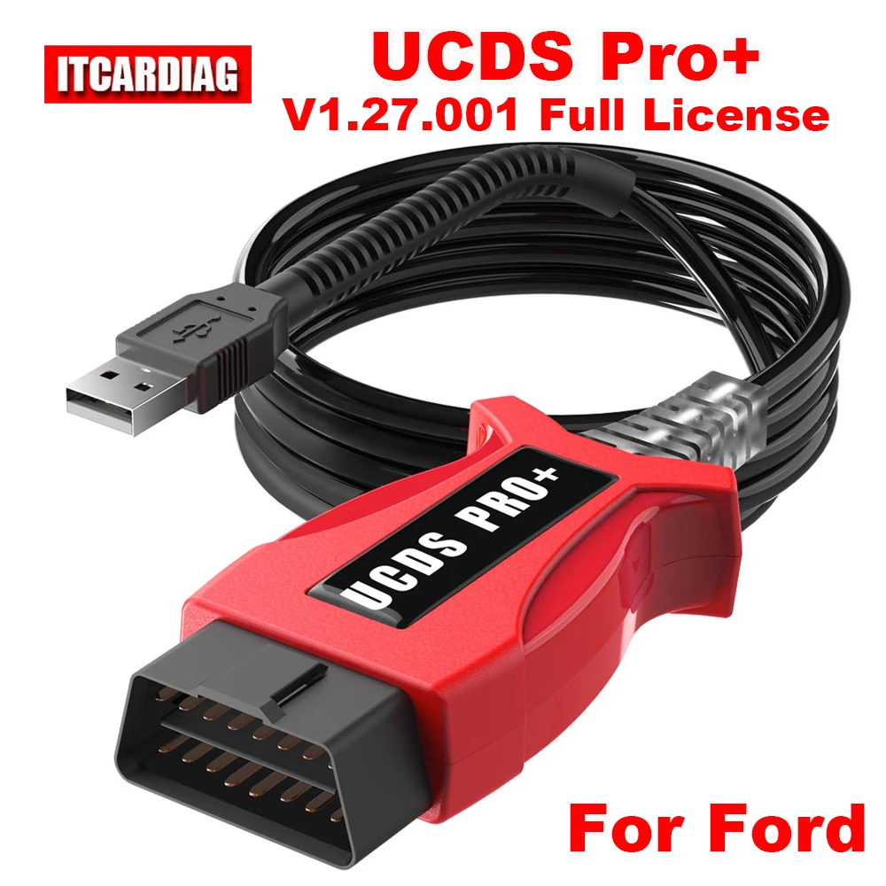 

UCDS Pro+ V1.27.001 for Ford UCDS Pro Full Activated SW 1.27 With 35 Tokens Auto OBD2 Scanner Cable Adapters