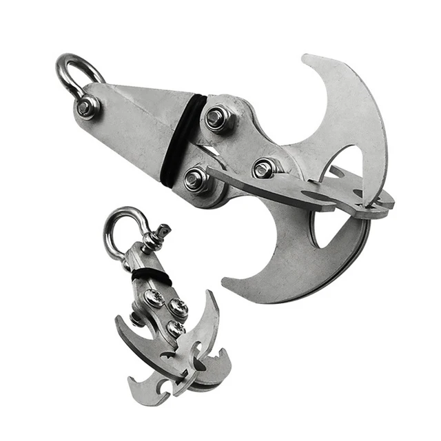 Grapple Anchor Hook Mutitool Grapnel Hook Rock Grapple Hook Climbing Claw  Hook Stainless Steel Multi- Functional Climbing Hook - AliExpress