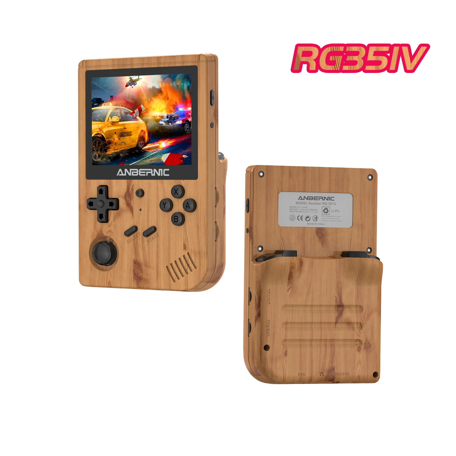 Anbernic Handheld Game Console  Anbernic Handheld Game Players - New  Rg351v Retro Hd - Aliexpress