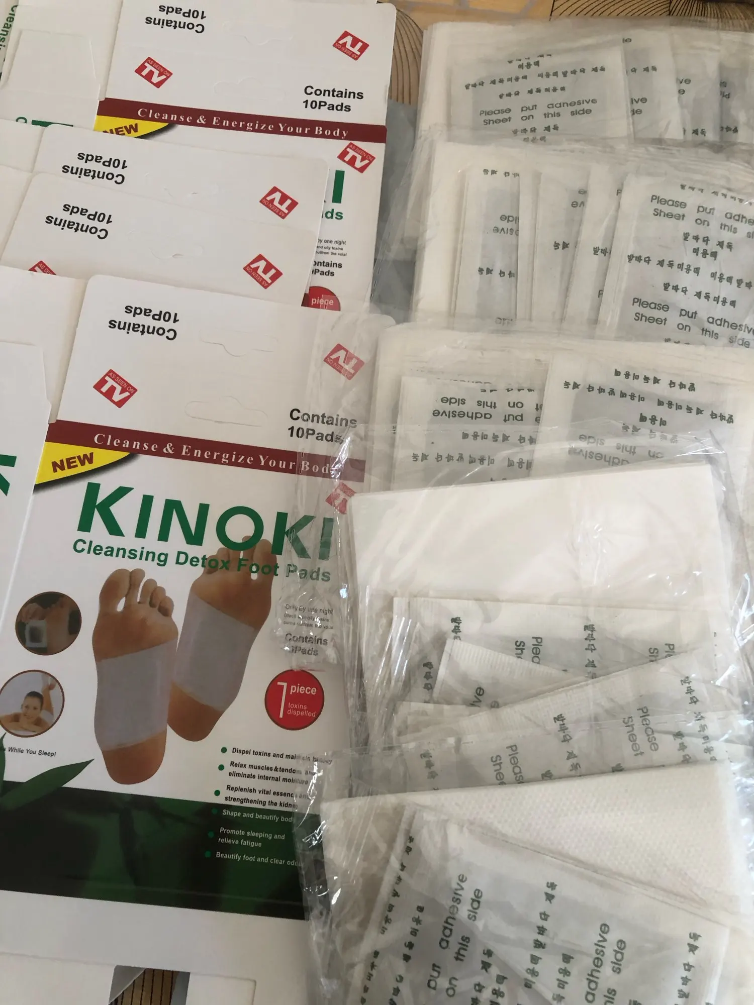 Kinoki Kräuter Detox Pads – Natürlich gesunde Füße für besseren Schlaf! photo review