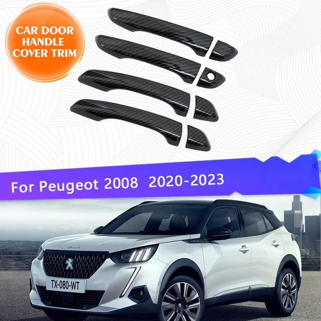 Für Peugeot 2008 MK2 P24 2020 2021 2022 2023 Auto Türgriff Abdeckung Trim  Aufkleber Styling Rostfrei Set Außen Teile zubehör - AliExpress