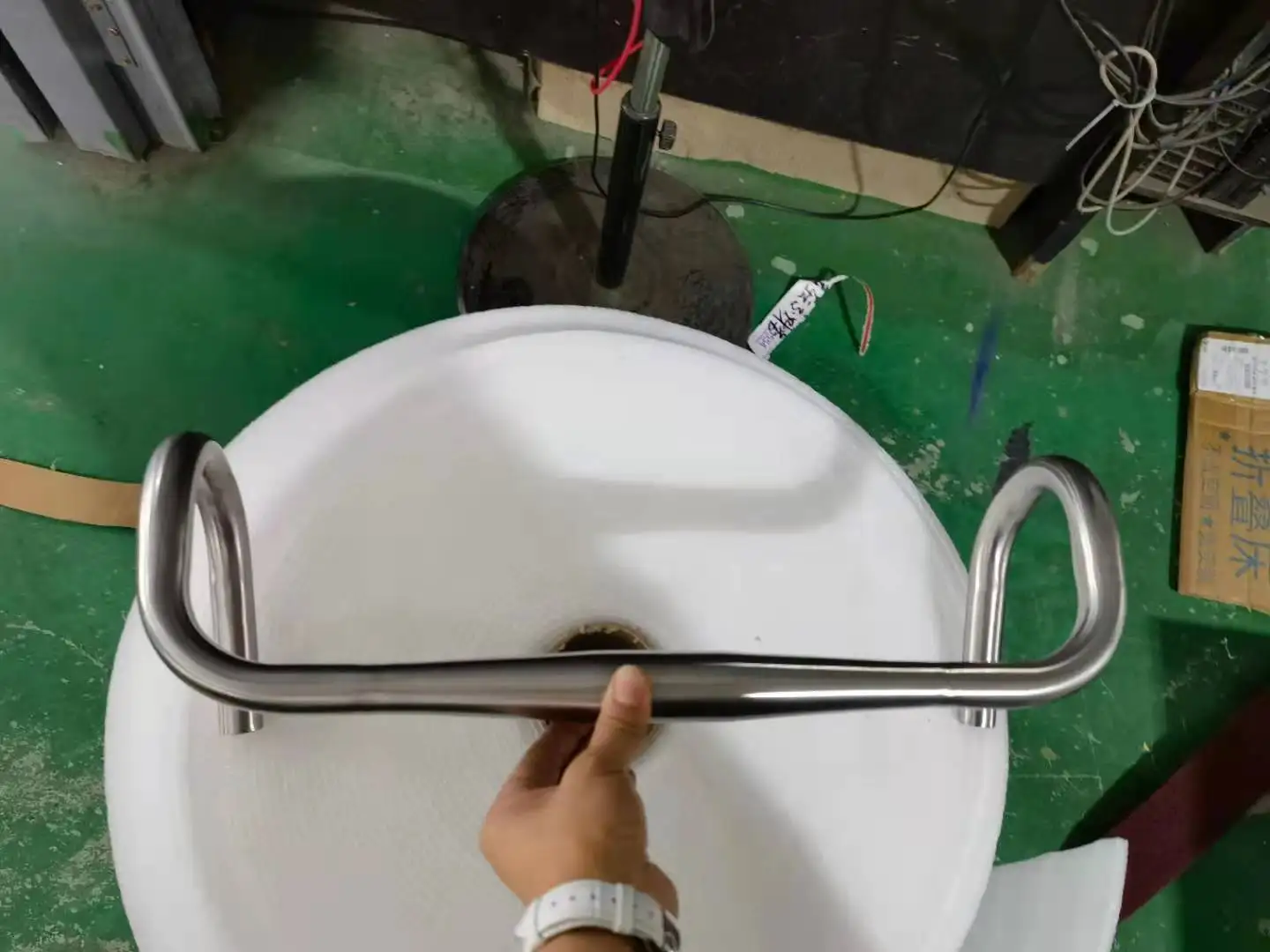 チタン自転車ハンドルバー,ロードライディングドロップバー,湾曲