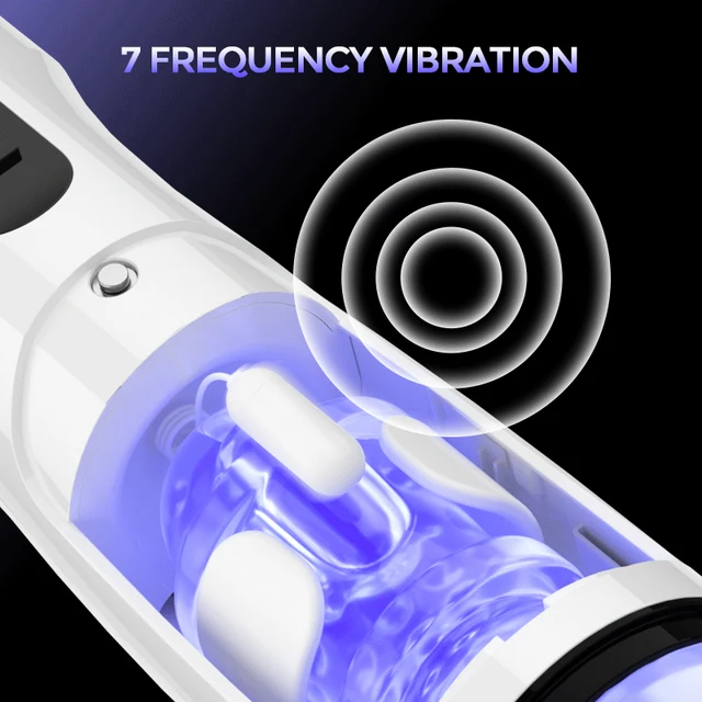 HESEKS 7 Thrusting Vibrations Wearable Automatic Male Masturbators Blowjob Vaginas Adult Masturbation Sex Toys For Men