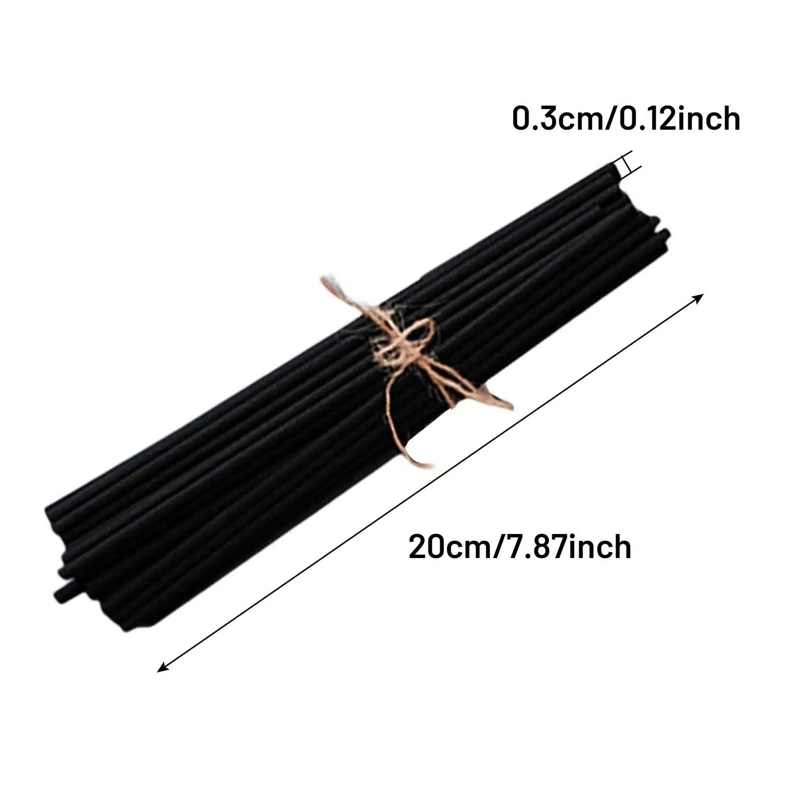 100Pcs Reed Diffuser Sticks Set 3mm 8inch Fiber Reed Diffuser Sticks Fragrance for Bedroom Office Bathroom Home reed diffuser stick