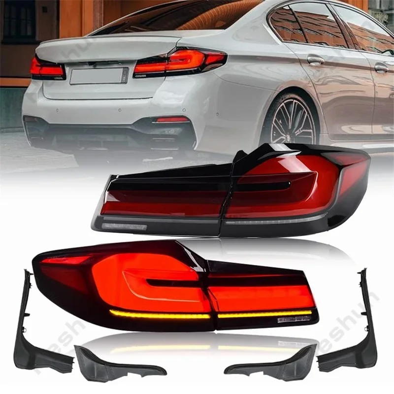 

LED Tail Lights For BMW 5-Series G30 G38 F90 M5 520i 530 550 540 525i 2018 2019 - 2021 2022 Taillamp Taillight Rear Brake Lamps