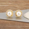 86948-3a5694.jpg Nidin classique nouveau Design incrusté brillant cristal Zircon perle breloque boucles d'oreilles pour les femmes de mariage oreille bijoux accessoires