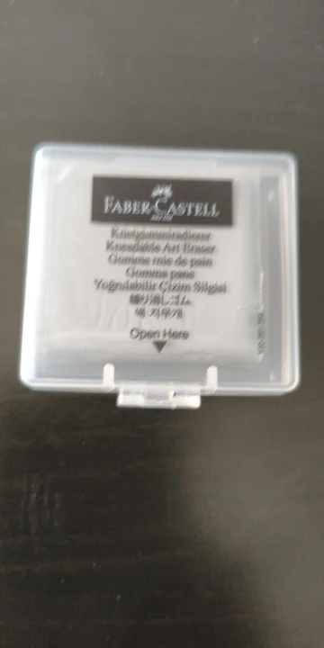 Goma de borrar de arte suave faber-castell, goma amasada para Arte, Diseño de Pianting, borrador de bocetos, papelería photo review