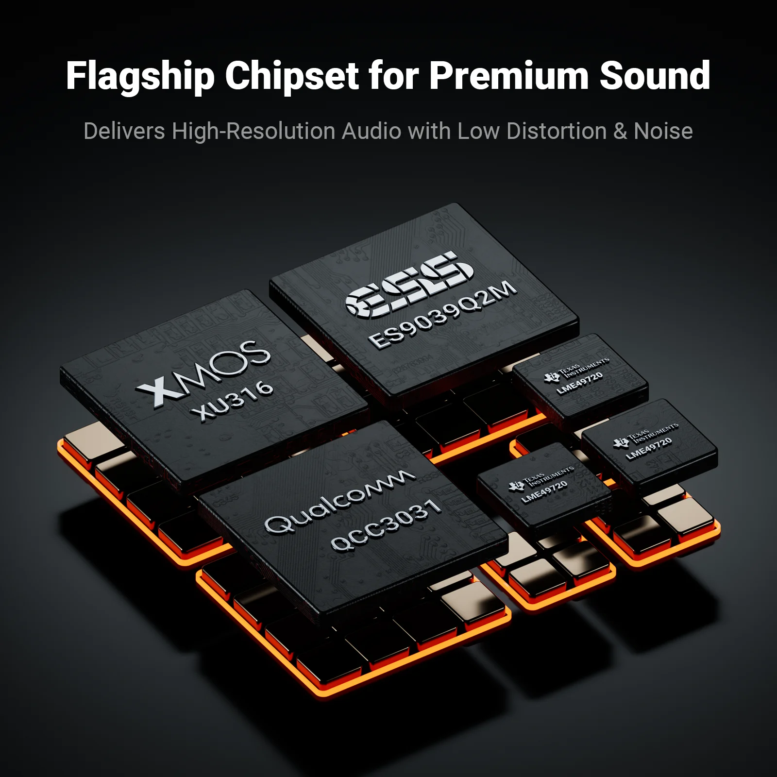 Fosi Audio ZD3 Bluetooth USB Desktop DAC ARC Input, ES9039Q2M Fully Balanced Digital Decoder for Stereo Amplifier with Remote 3