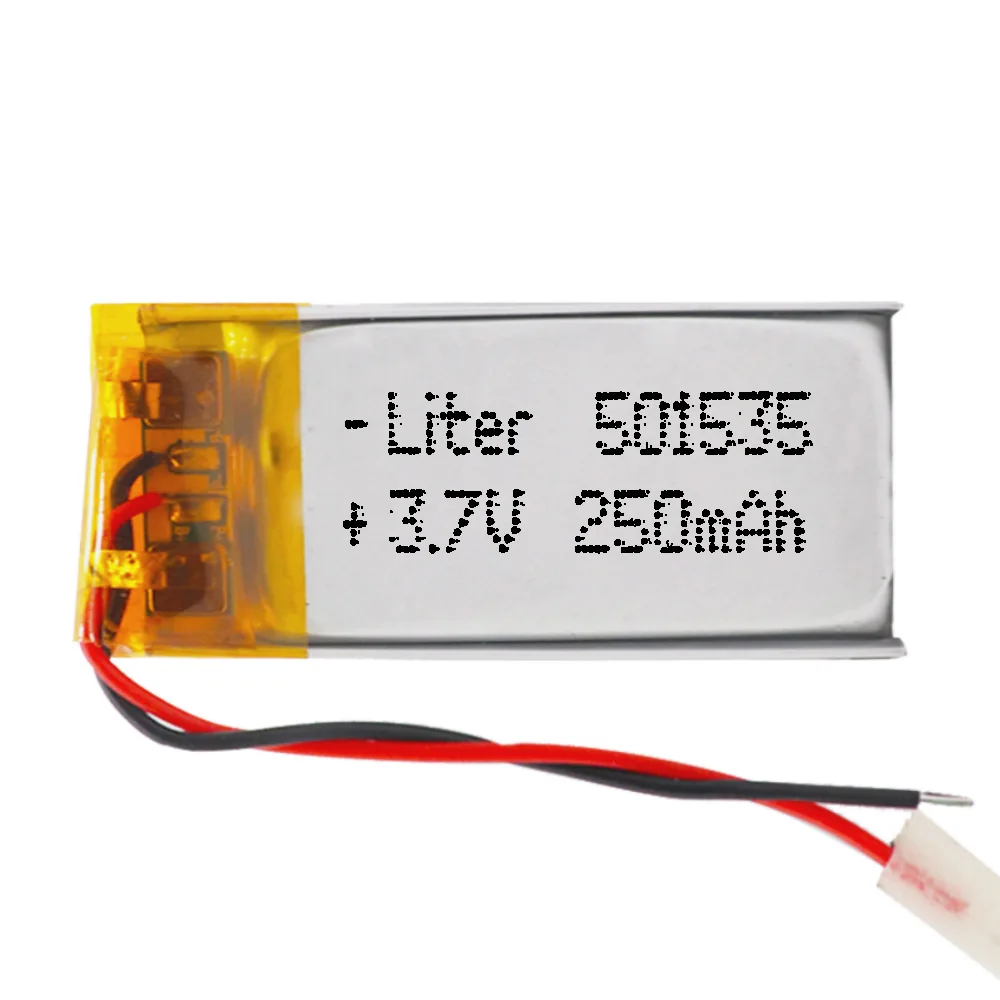3.7V 250Mah 0.925Wh 1S 5C Liter Energy Battery 501535 Batteria Per Elettronica Ricaricabile Telefono Portatile Video Mp3 Mp4 Led Light Gps-Non Adatto 