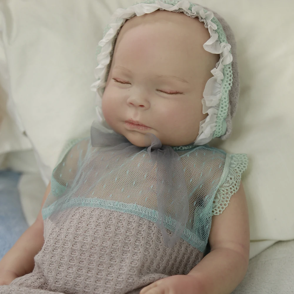 

Fashion Girl Doll 18inch-45cm 100% Full Body Silicone Reborn Baby Doll Toy Soft Platinum Silicone Baby Dolls Handmade Baby Dolls