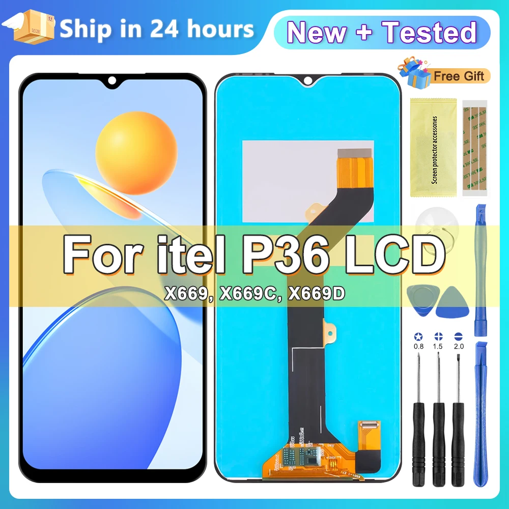 ЖК-дисплей для itel P36/P36 Pro/P37/P38/P38 Pro W6502 P651W W6501 W6501P