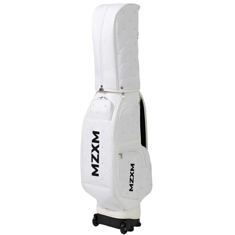 2024 Golf Bag with Special Version of Korean Brand Ultra-light Golf Caddy Bag PU Waterproof 2 Covers 4 ways Latest Golf Club Bag