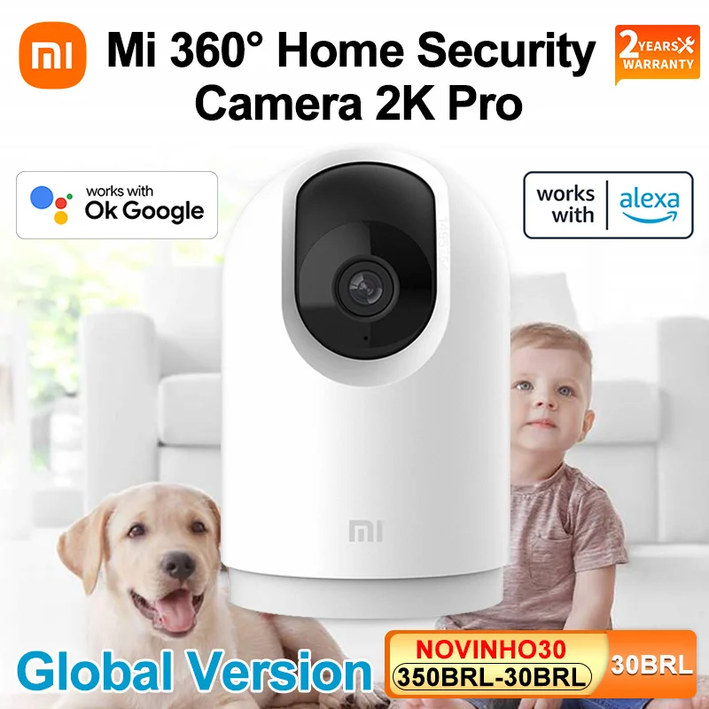 Камера Xiaomi Mi 2K Pro 360 ° 1296p HD Wi-Fi ночное видение |