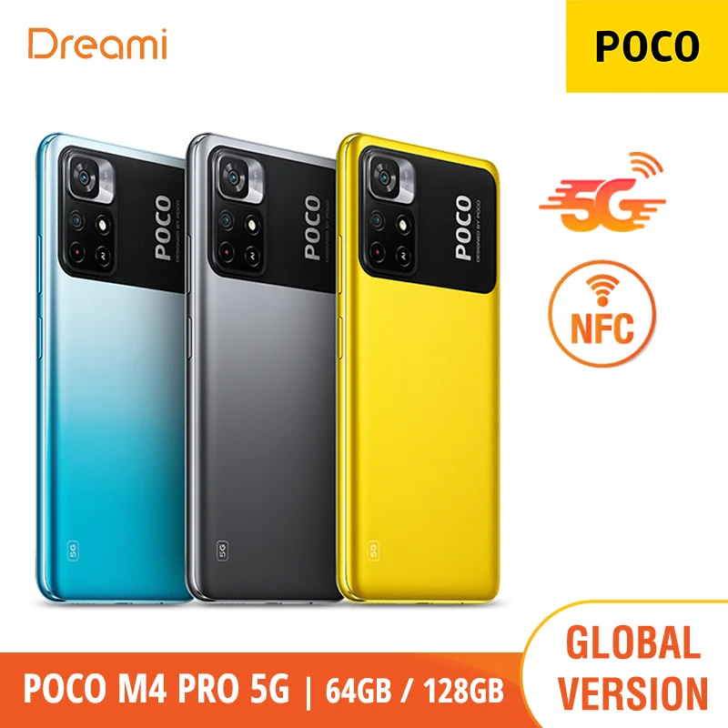Глобальная версия POCO M4 Pro 5G NFC - MediaTek Dimensity 810 / 5000 мАч/50 МП/33 Вт Быстрая зарядка |