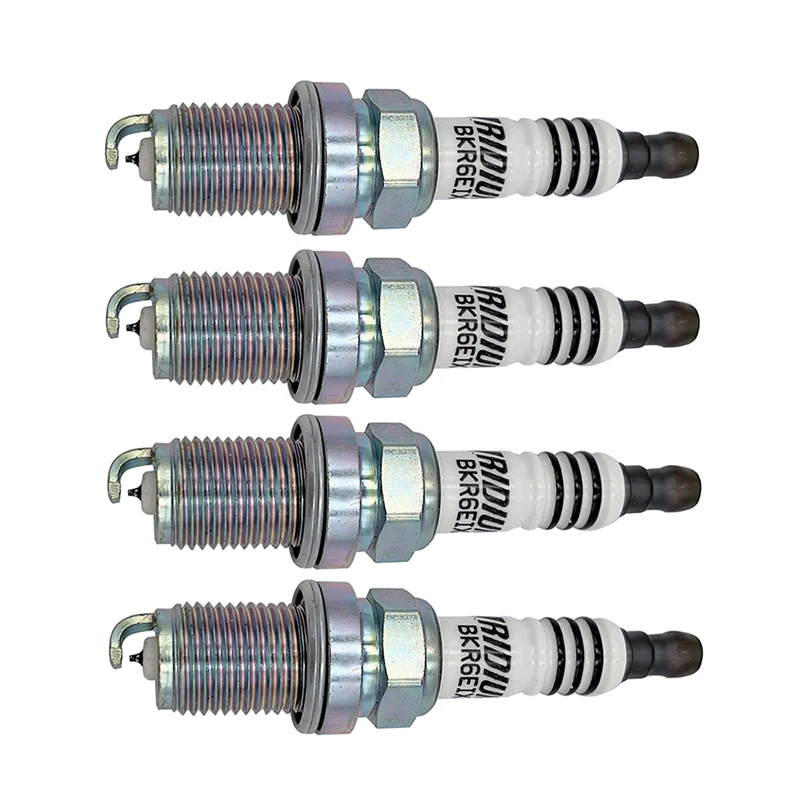 

4/6pcs Iridium Spark Plug 6418 BKR6EIX For Chevrolet Volt Cruze Volvo S40 V40 S60 Mitsubishi Lancer BMW 325i 530i X3 X5 VW Golf