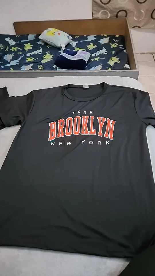 Fashion Vintage Womens T-Shirts 1898 Brooklyn New York Short Sleeve Tops Casual Street Clothing Woman Tops Summer Tees photo review