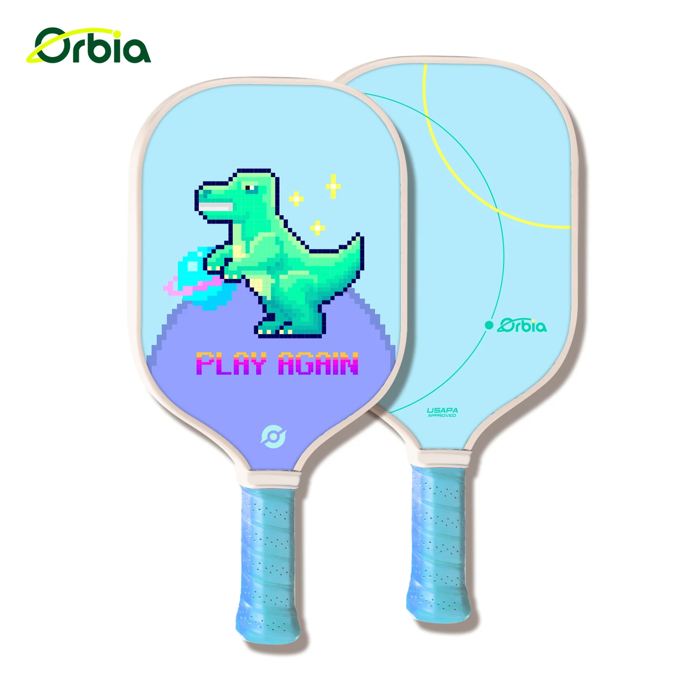 Orbia Sports Kid Pickle Ball Paddle Glass Fiber Pickleball Paddle 13mm PP Core Pickleballs For Kids Out door Play