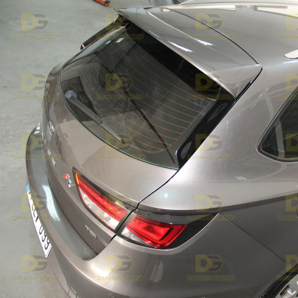 Seat Leon MK3 e MK3 Facelift 2012 - 2019 ST Station Wagon 3 pezzi Spoiler posteriore ala e alette laterali materiale in fibra di vetro Kit SW