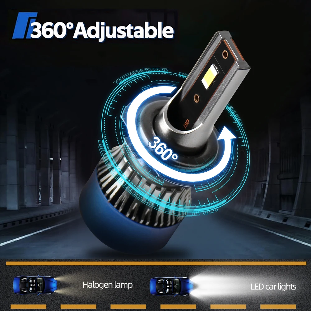 6개 30000LM LED 헤드라이트 캔버스 자동차 램프 H7 H11 자동차 안개등 벤츠 GL450 2007 2008 09 2010 11 2012 E320 2008 2009용