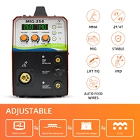 HITBOX MIG Welding Machine 4 in 1 Digital Display Precise Control MIG250 220V MIG Gasless/ARC/Lift TIG/Gas CO2 2T/4T Welder 2