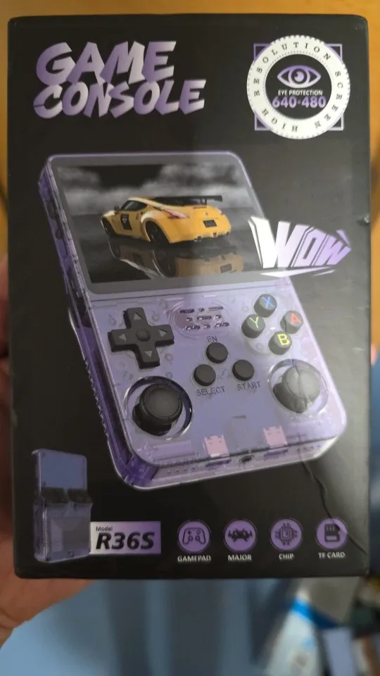 BOYHOM R36S consola de videojuegos portátil Retro sistema Linux pantalla IPS de 3,5 pulgadas R35s Pro reproductor de vídeo portátil de bolsillo juegos de 64GB photo review