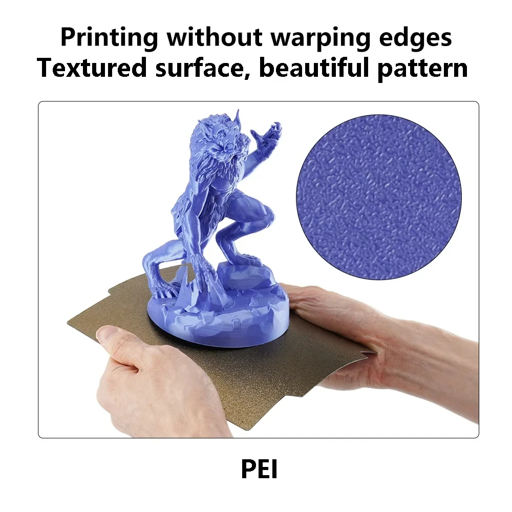 Für Creality K1 K1C Bauplatte PEI-Blatt für Ender 3 S1 Pro Ender5 S1 Federstahlblech PEY PEO Pei-Blatt für Ender 3 V3 SE – Detail 7