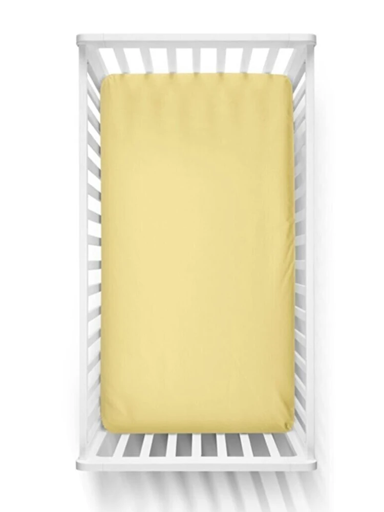 70-140 cm 100% lenzuolo per bambini biologico Single Jersey cotone pettinato cotone elastico per bambini avvolge il materasso