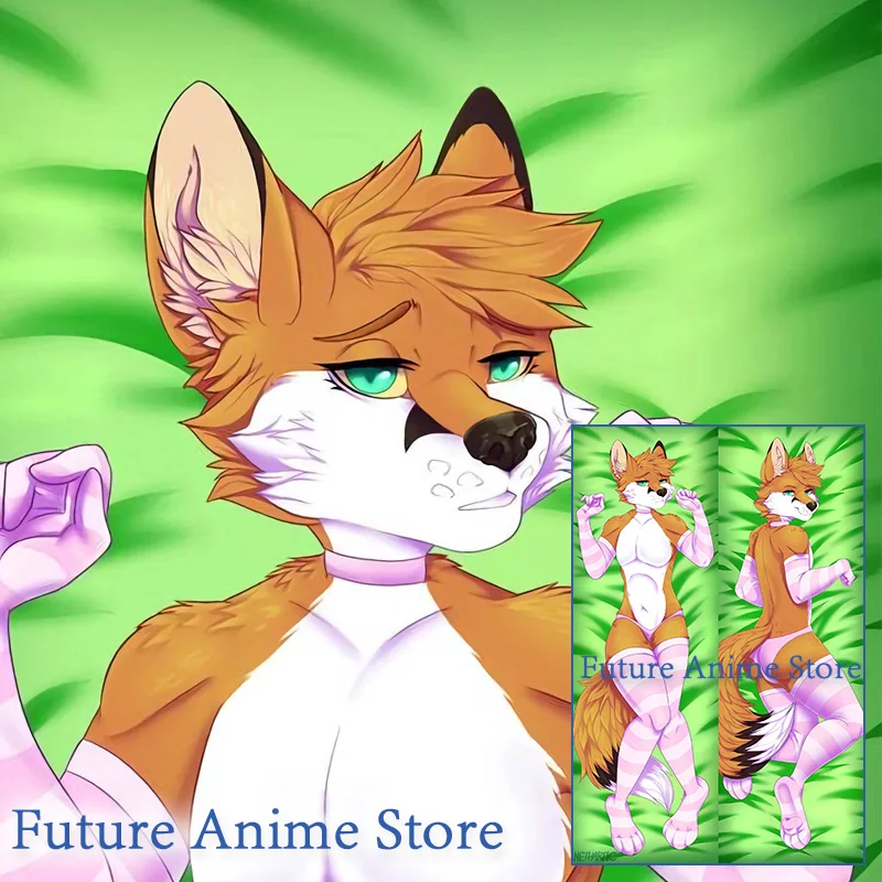 

Двусторонняя Подушка для тела Dakimakura с рисунком в стиле аниме Femboy Fox