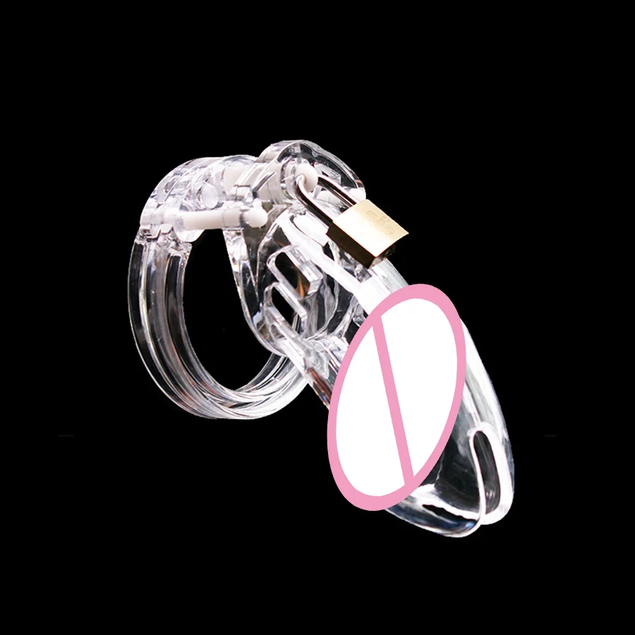 Penis chastity cage Chastity lock sex toy Chastity cage accessory Male chastity cage device small/standard cock cage with 5 size rings brass lock locking number tags erotic urethral men sexy toy