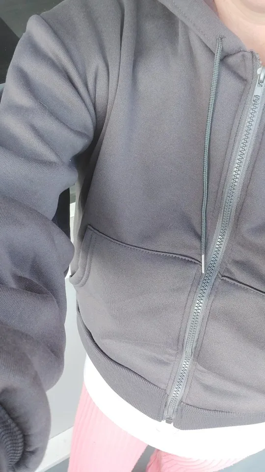 Cozy Women's Zip Hoodie - Premium Autumn Winter Streetwear photo review