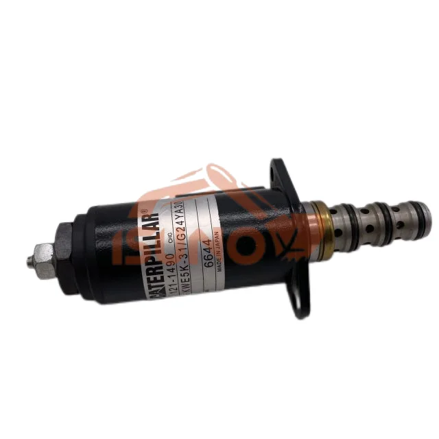 Rotary Solenoid Valve 121-1490 1211490 KWE5K-31/G24YA30 For Excavator 320B 320C E320C E320D E325B