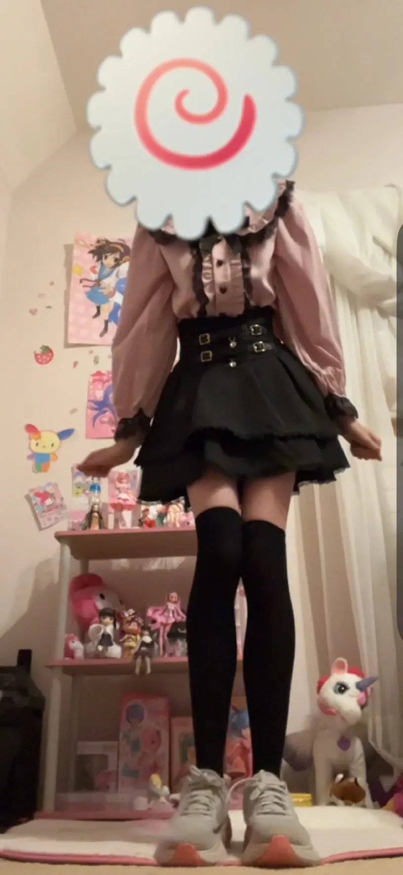 Jirai Kei Ruffled Skirt photo review