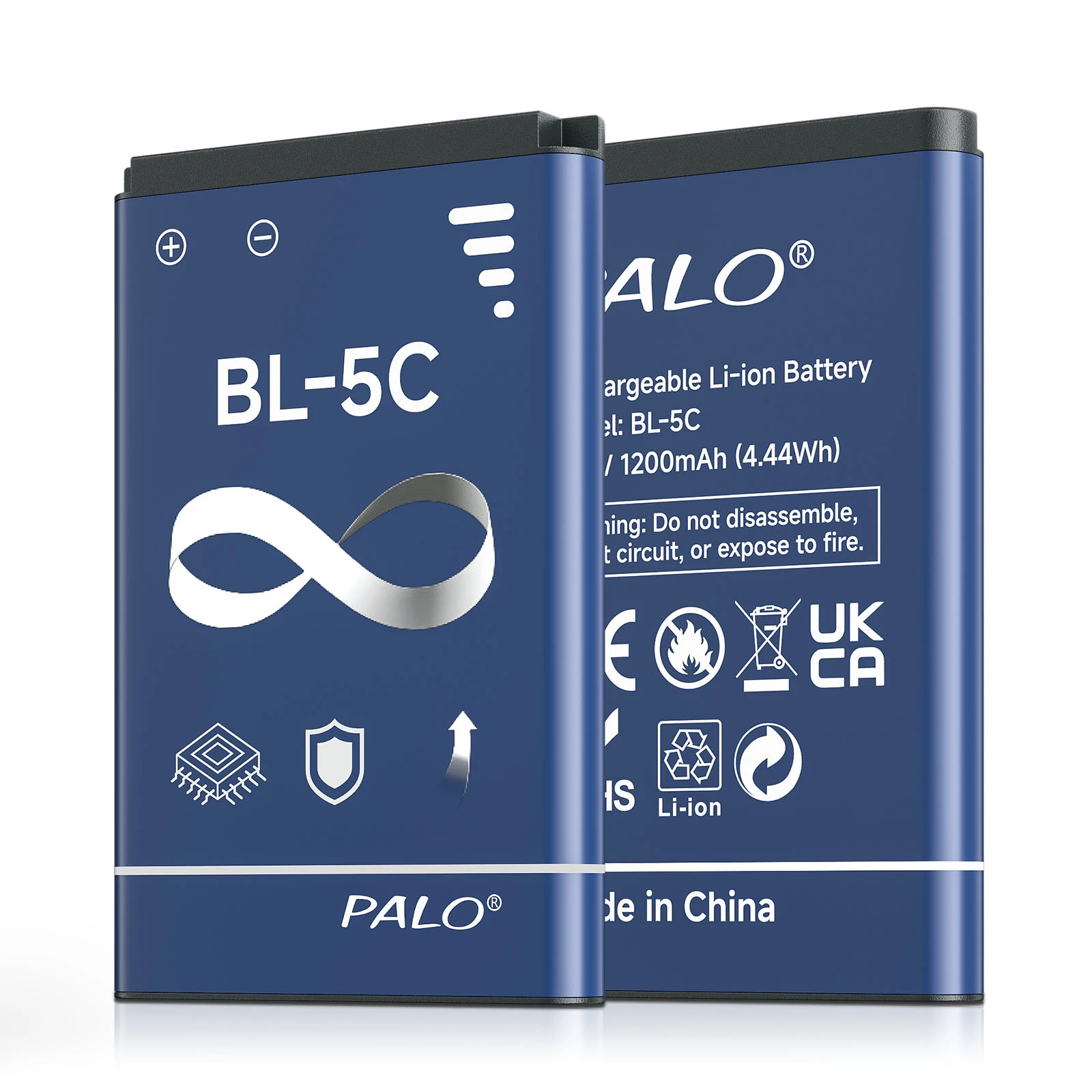 2PCS battery