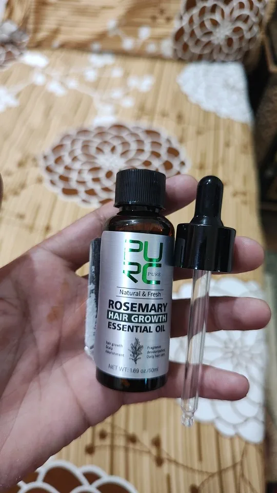 PURC Rosmarin-Haaröl – Anti-Haarausfall & Haarwachstums-Booster für Männer und Frauen photo review